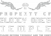 Bloody One's Temple T-shirt (white)